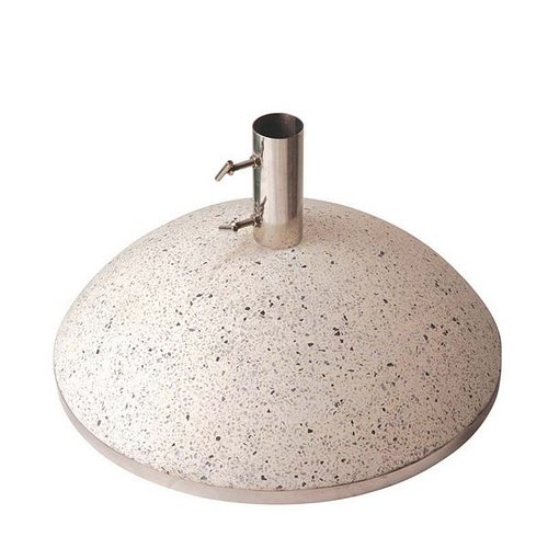 Parasolvoet granito wit L