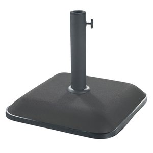 Parasolvoet vierkant 25kg zwart