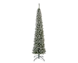 Pencil Pine Snowy hinged tree - H 120 x D 41 cm