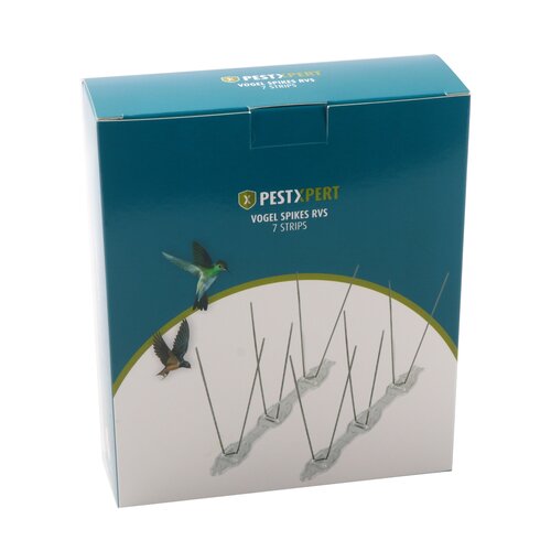 PestXpert Vogelspikes RVS 7x15-cm