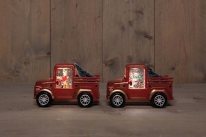 Anna's Collection 2-pack pick-up glitterwater LED - L 16 x H 13 cm