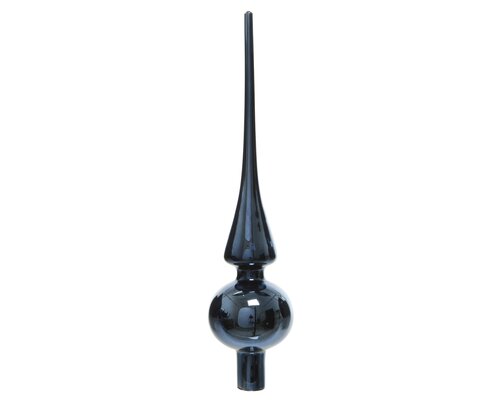 Piek glas d6h26cm nachtblauw - afbeelding 2