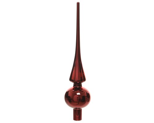 Piek glas d6h26cm ossenbloed - afbeelding 2