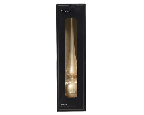 Piek glas d6h26cm parel - afbeelding 1