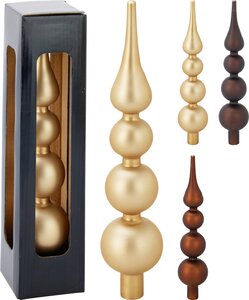 Piek mat goud/koper 3 soorten – H 28 cm - afbeelding 1