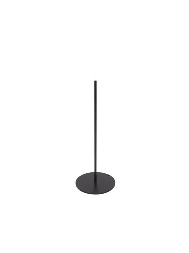 Piekstandaard metaal - D9xH22cm Zwart