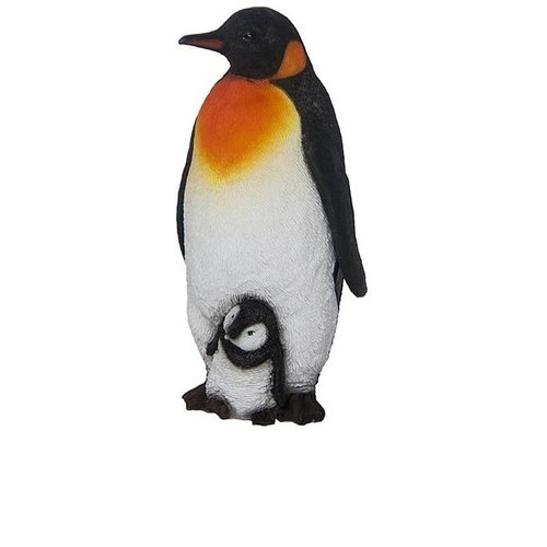 Pinguïn met kuiken