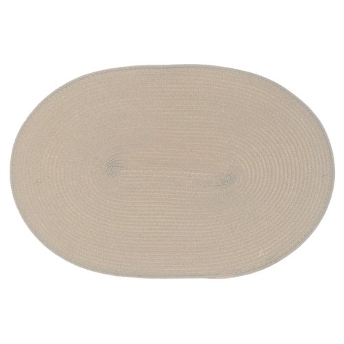 Placemat Daisy 45 x 30 cm oval chateau grey