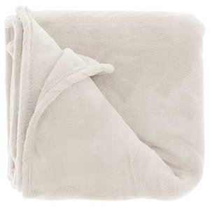 Plaid Bailey White tint - 180 x 130 cm