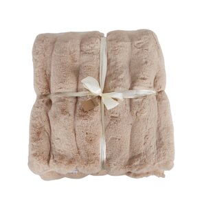 Plaid Lou 130 x 170 cm caramel