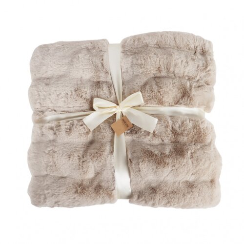 Plaid Lou 130 x 170 cm khaki - afbeelding 1