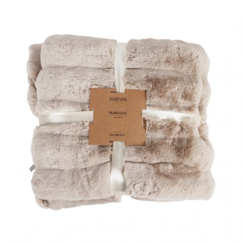 Plaid Lou 130 x 170 cm khaki - afbeelding 2