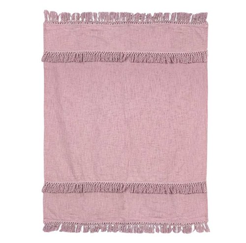 Plaid Saba Old pink - 180 x 130 cm