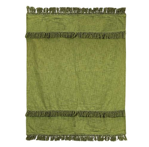 Plaid Saba Olive green - 180 x 130 cm