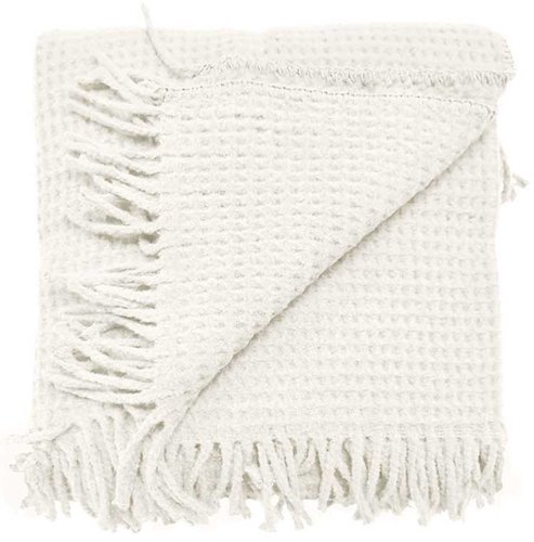 Plaid Selien Dove White - 200 x 150 cm