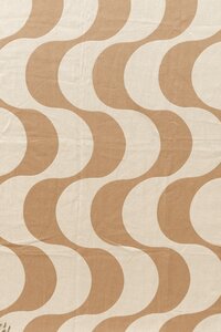 Plaid Swirl - 140x180cm Iers Creme - afbeelding 2
