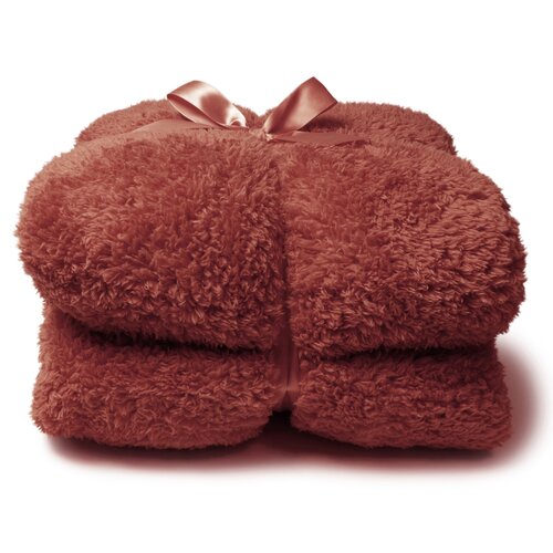 Plaid Teddy 150x200cm marsala