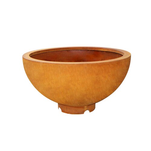 Plantenbak bowl D 80 x H 43 cm corten staal - afbeelding 1