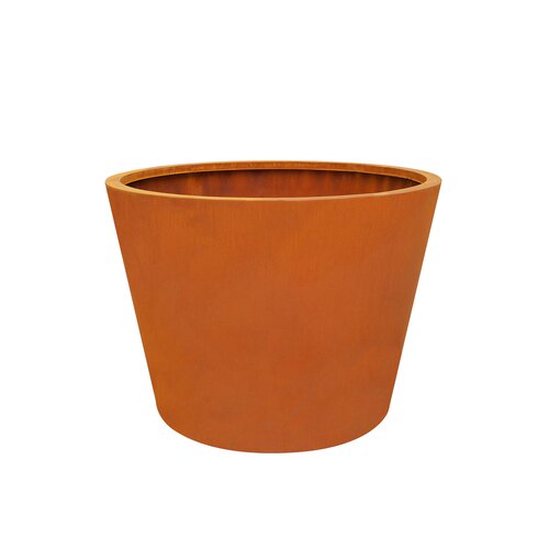 Plantenbak conical D 50 x H 60 cm corten staal