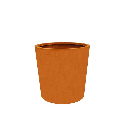 Plantenbak conical D 60 x H 60 cm corten staal