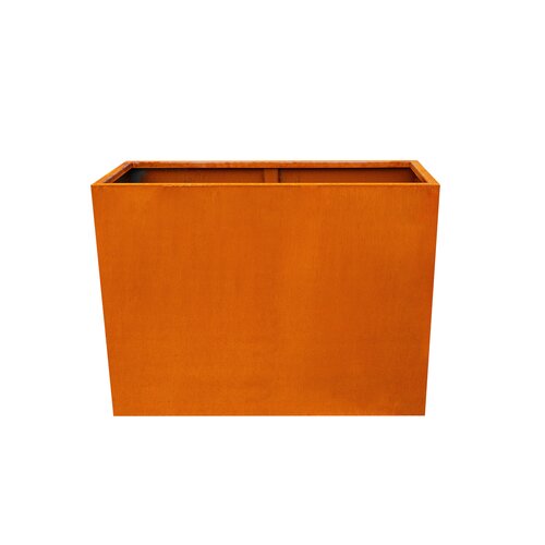 Plantenbak cortenstaal envelop - B 100 x 40 x H 80 cm - afbeelding 2