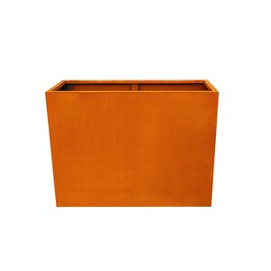 Plantenbak cortenstaal envelop - B 100 x 40 x H 80 cm - afbeelding 2