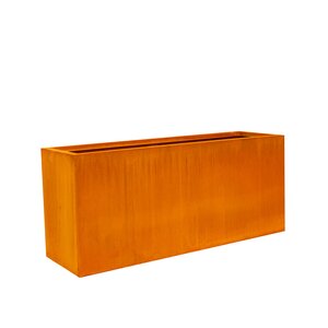 Plantenbak cortenstaal rechthoek - L 100 x B 30 x H 45 cm - afbeelding 1