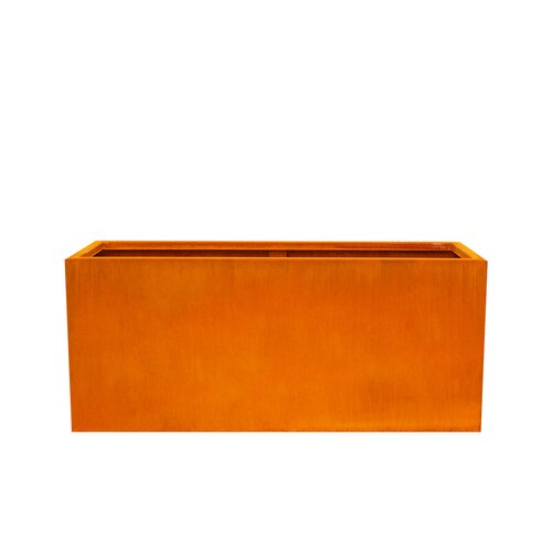 Plantenbak cortenstaal rechthoek - L 100 x B 30 x H 45 cm - afbeelding 2