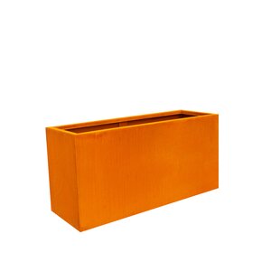 Plantenbak cortenstaal rechthoek - L 100 x B 40 x H 50 cm - afbeelding 1