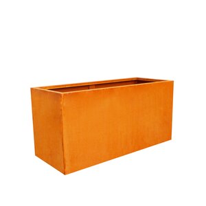 Plantenbak cortenstaal rechthoek - L 90 x B 30 x H 45 cm - afbeelding 1