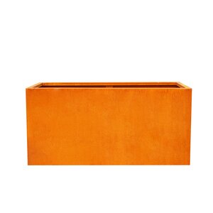 Plantenbak cortenstaal rechthoek - L 90 x B 30 x H 45 cm - afbeelding 2