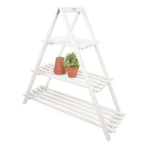 Plantenrek driehoek wit