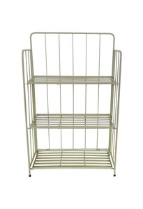 Plantenrek Metaal 3-Laags B 56 x D 28 x H 90 cm Groen