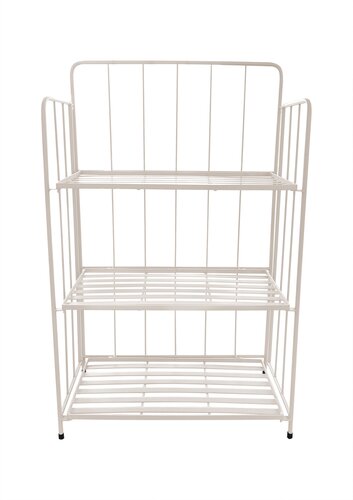 Plantenrek metaal 3-laags B 56 x D 28 x H 90 cm zand