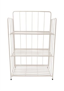 Plantenrek metaal 3-laags B 56 x D 28 x H 90 cm zand