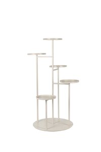 Plantenrek multilevel 6L D 55 x H 116 cm woolwhite