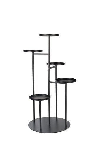 Plantenrek multilevel 6L D 55 x H 116 cm zwart