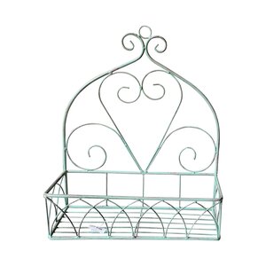 Plantenrekje Muur 37 x 15,5 x 45 cm Antiek Groen