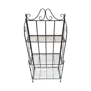 Plantenstand 3-laags 58 x 32 x 127 cm roestbruin