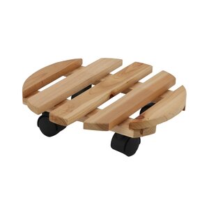 Plantentrolley rond D 30 cm vuren FSC - afbeelding 1