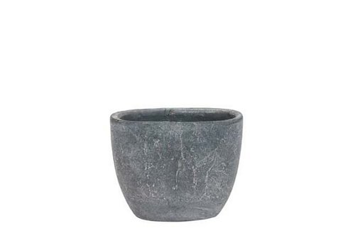 Planter Anne blue stone D19x12 H15