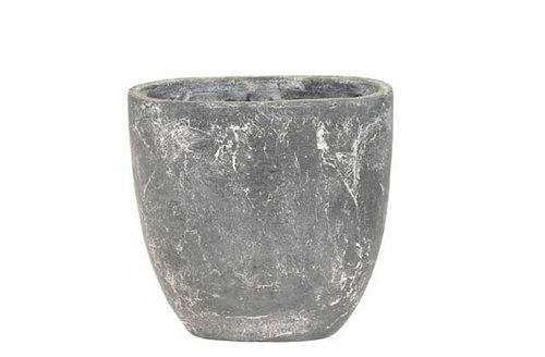 Planter Anne blue stone D26x13 H25