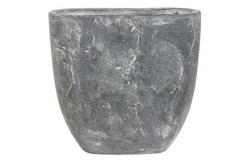 Planter Anne blue stone D32x14 H30