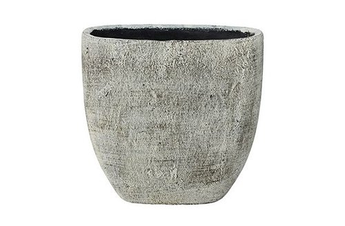 Planter Anne white earth D32x14 H30
