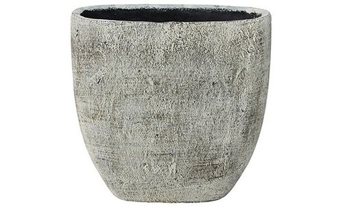 Planter Anne white earth D38x17 H38