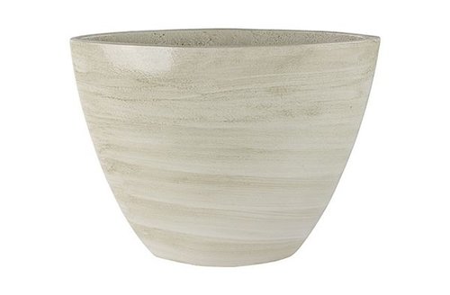 Planter Cresta crème D33x17 H24
