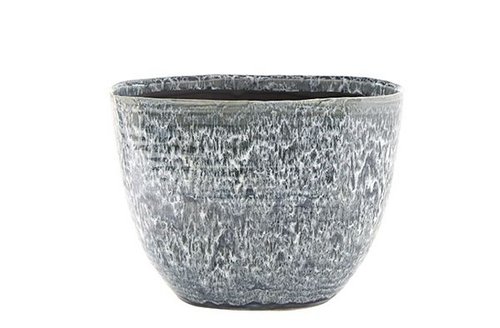Planter Daan blauw D26x12 H18