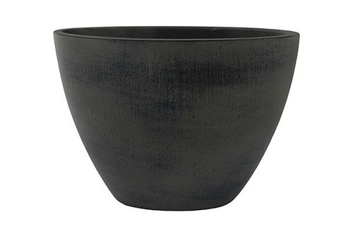 Planter Esra grafiet D33x16 H25