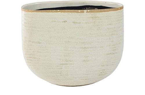 Planter Iris ivoor D29x14 H24