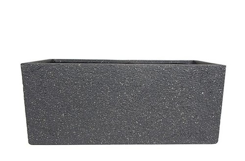 Planter Ivo zwart D76x34 H32